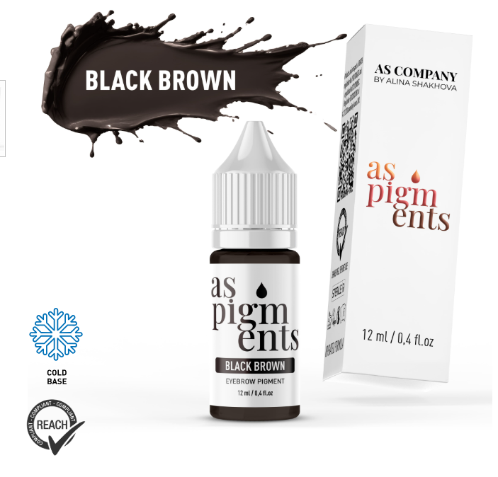 AS Black brown - Velikost: 12ml