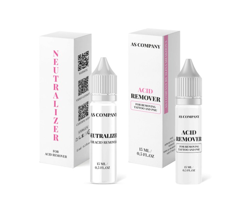 Acid Remover 15 ml - variant: set remover + neutralizer