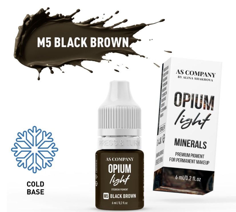 M5 BLACK BROWN / MINERAL, 6ml (OPIUM LIGHT)