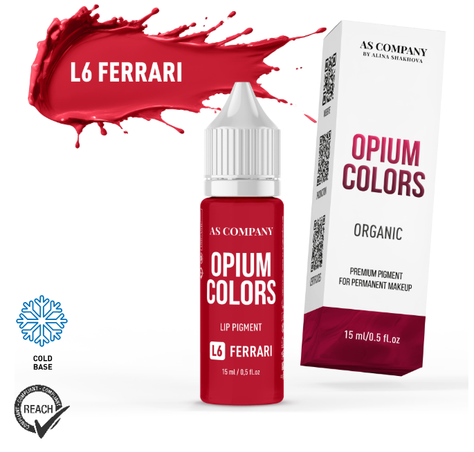 L6 Opium colors ORGANIC Ferrari - Velikost: 15ml